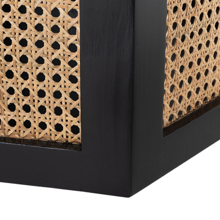 Danez Cane Dining Table/ Black Top - Cool Stuff & Accessories