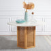 Danez Cane Dining Table/ White Top Natural Base - Cool Stuff & Accessories