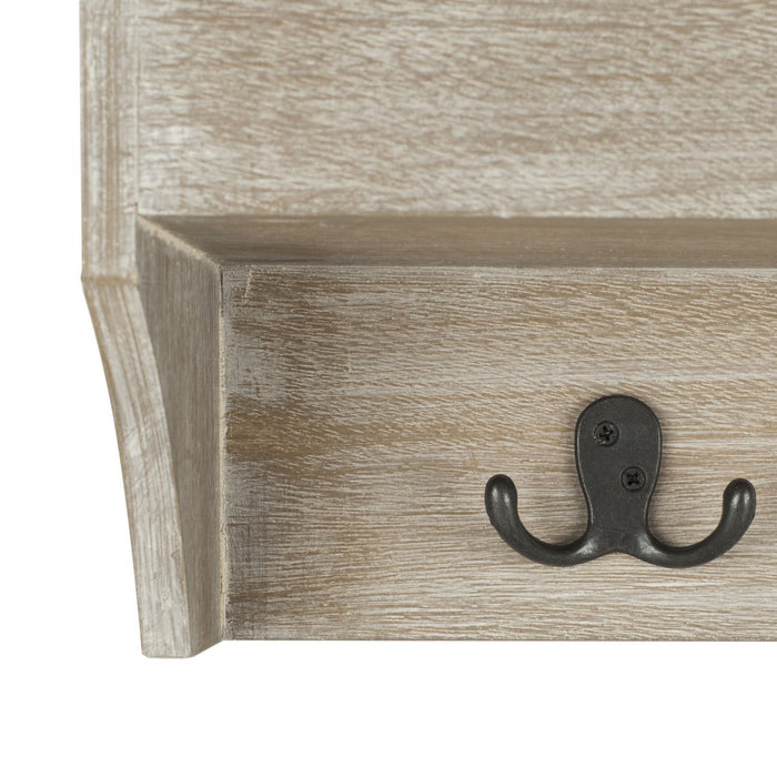 Darcey Hanging Storage Wall Rack/Grey