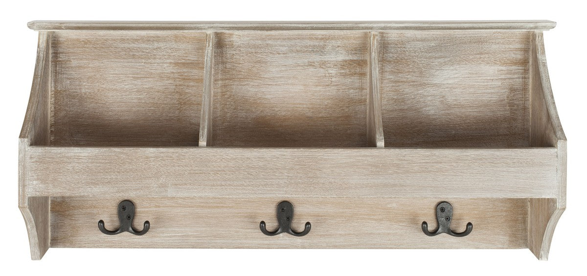 Darcey Hanging Storage Wall Rack/Grey