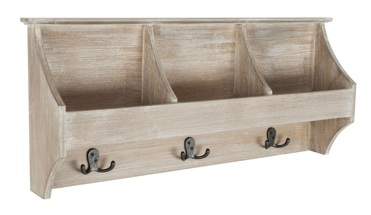 Darcey Hanging Storage Wall Rack/Grey