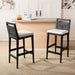 Darin Bar Stool/ Black/ White Cushion - Cool Stuff & Accessories
