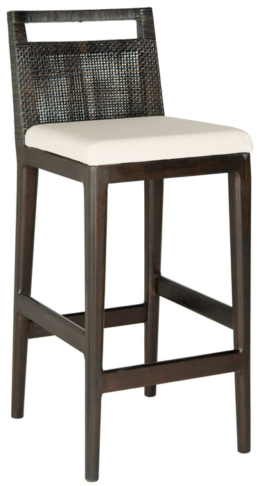 Darin Bar Stool/ Black/ White Cushion - Cool Stuff & Accessories