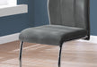 Dark Grey Velvet Dining Chair Set of 2 - Cool Stuff & Accessories