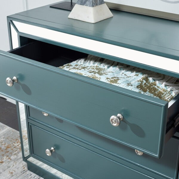 Basie 3 Drawer Chest/Steel Teal