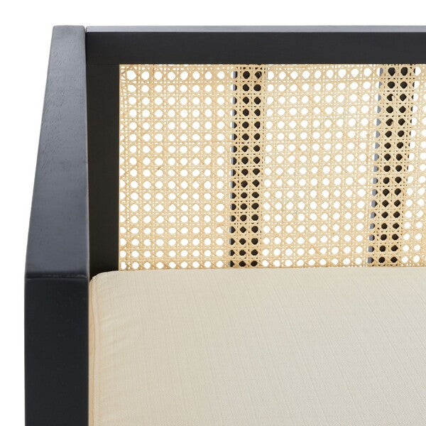 Dune Rattan 3 Seater Sofa/Black