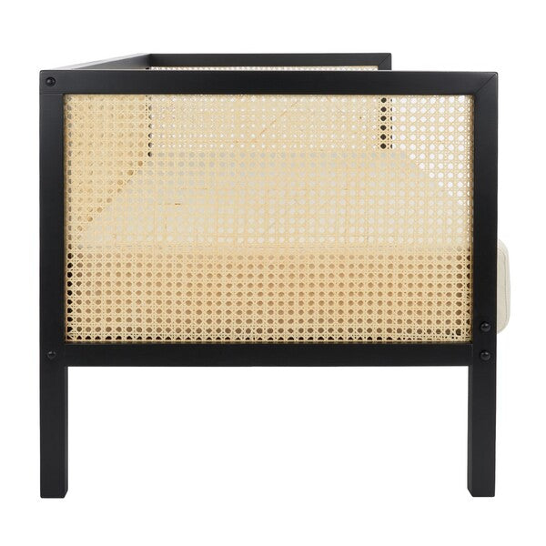 Dune Rattan 3 Seater Sofa/Black