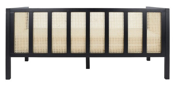 Dune Rattan 3 Seater Sofa/Black