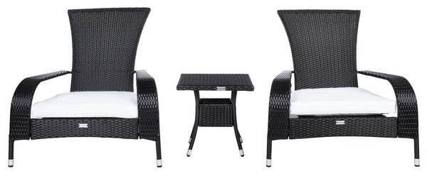 Edna 3pc Lounge Set/Black