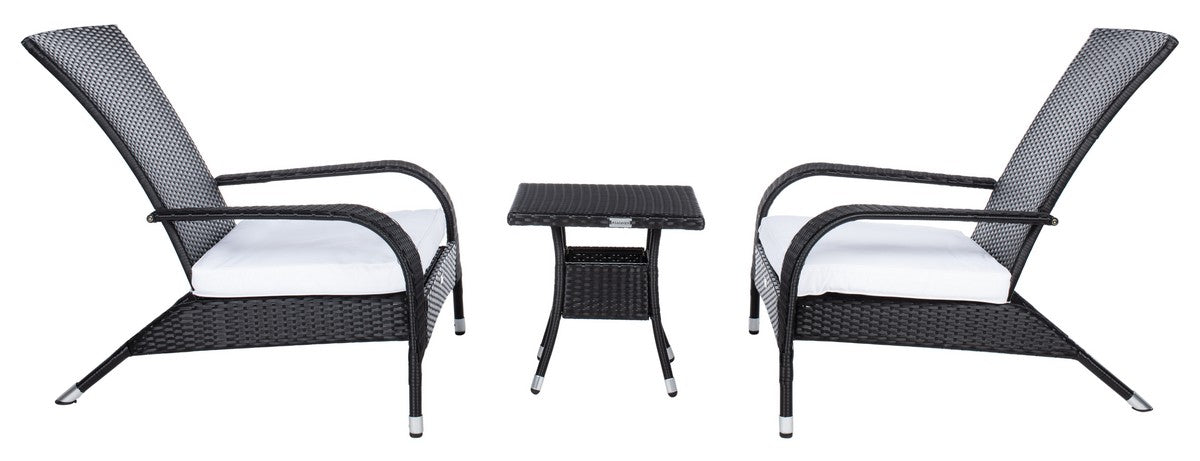 Edna 3pc Lounge Set/Black