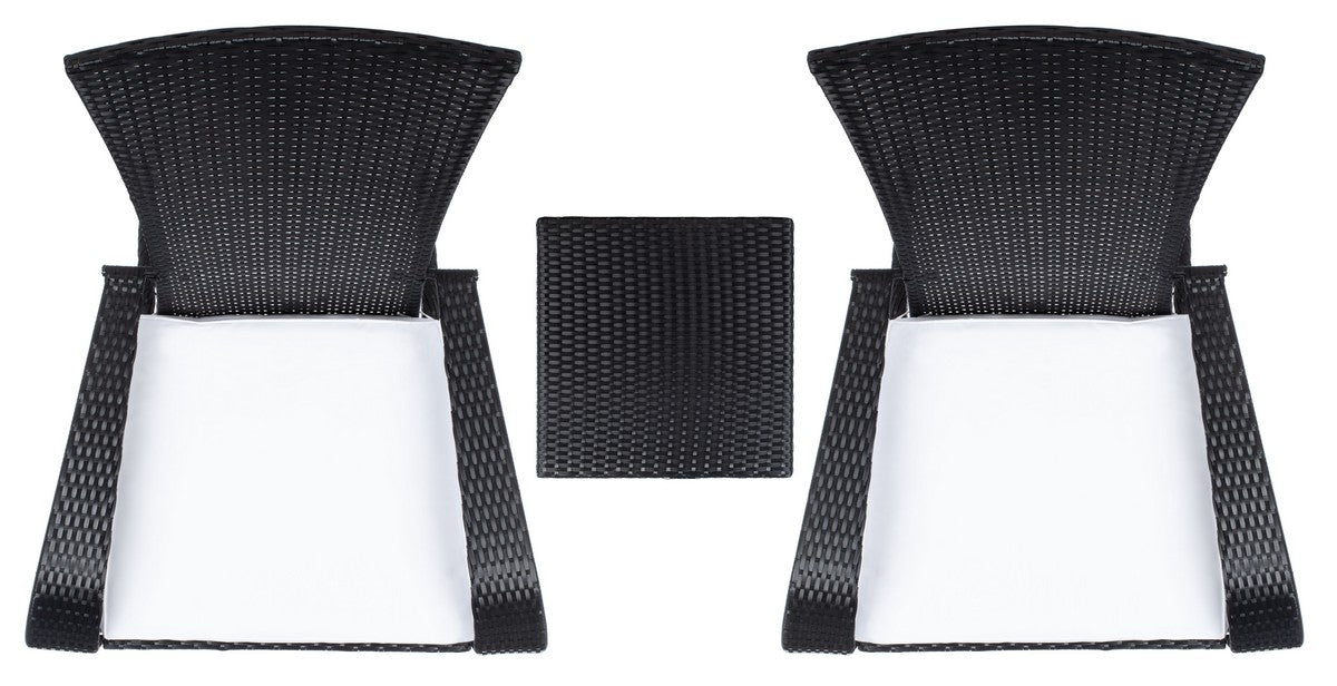 Edna 3pc Lounge Set/Black