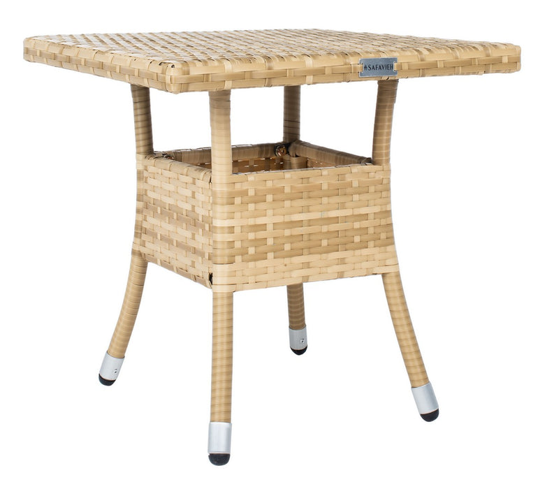 Edna 3pc Lounge Set/Natural /White Cushion
