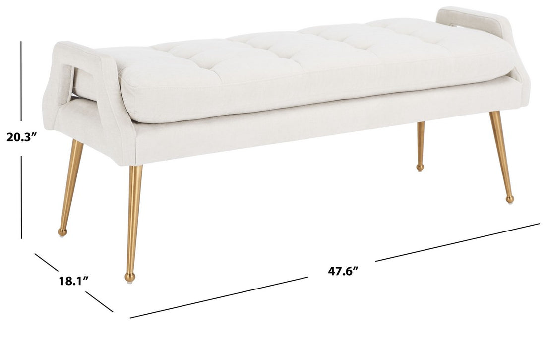 Everdeen Bench/Light Grey