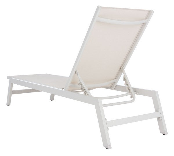 Fionne Sunlounger/Silver Beige