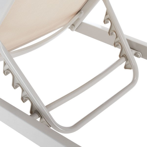 Fionne Sunlounger/Silver Beige