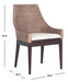 Franco Sloping Chair/ Brown White Wash - Cool Stuff & Accessories