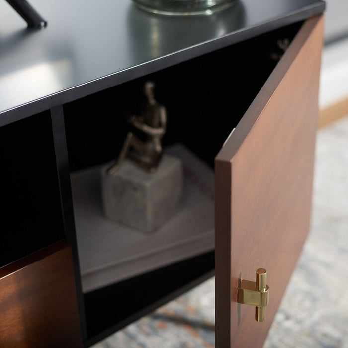 Genevieve TV Stand/Black Walnut