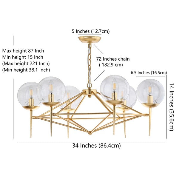 Greyor Gold Chandelier