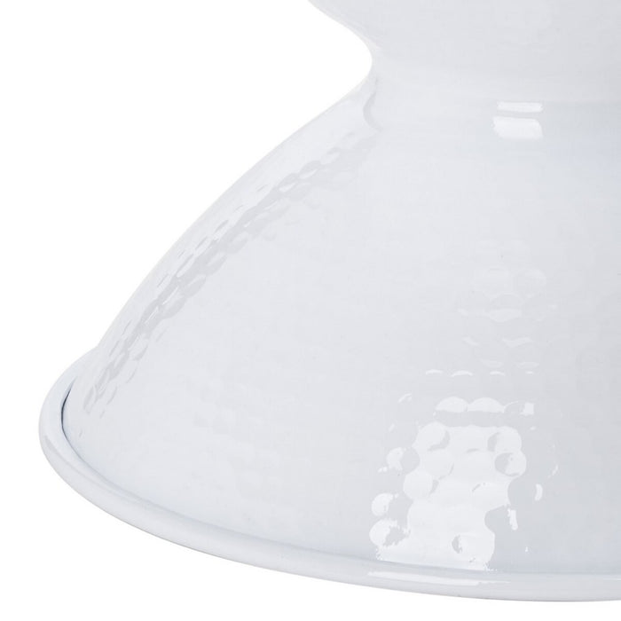 Guildsman Metal Table Stool/White