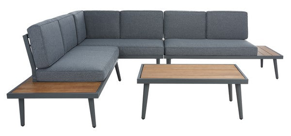 Guthrie Corner Living Set/Grey