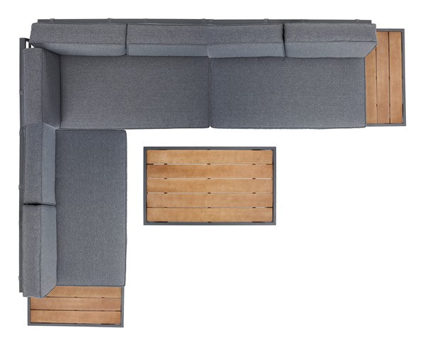 Guthrie Corner Living Set/Grey