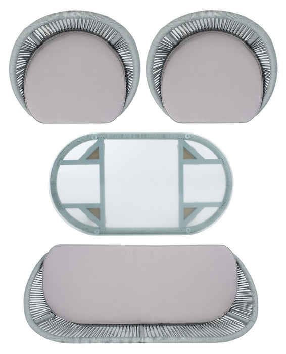 Halcott 4pc Living Set/Grey