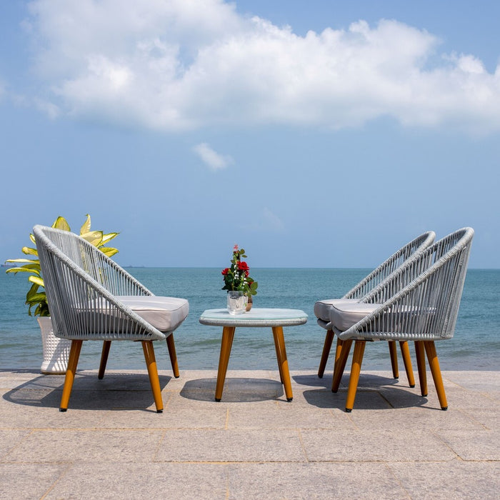 Halcott 4pc Living Set/Grey