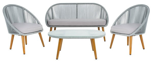 Halcott 4pc Living Set/Grey