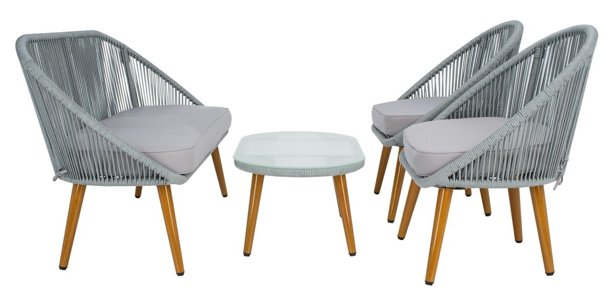 Halcott 4pc Living Set/Grey