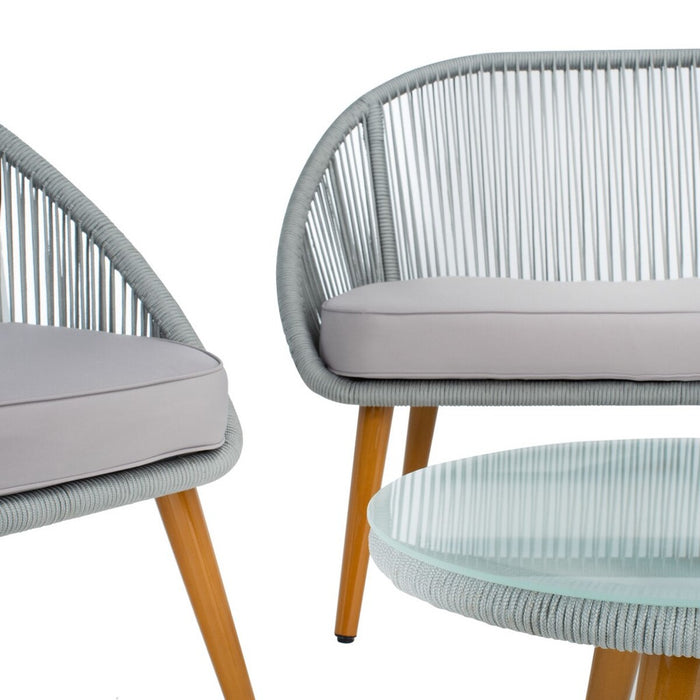 Halcott 4pc Living Set/Grey