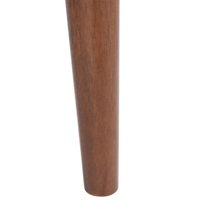 Henri Midcentury Bench/Light Brown Pu / Walnut