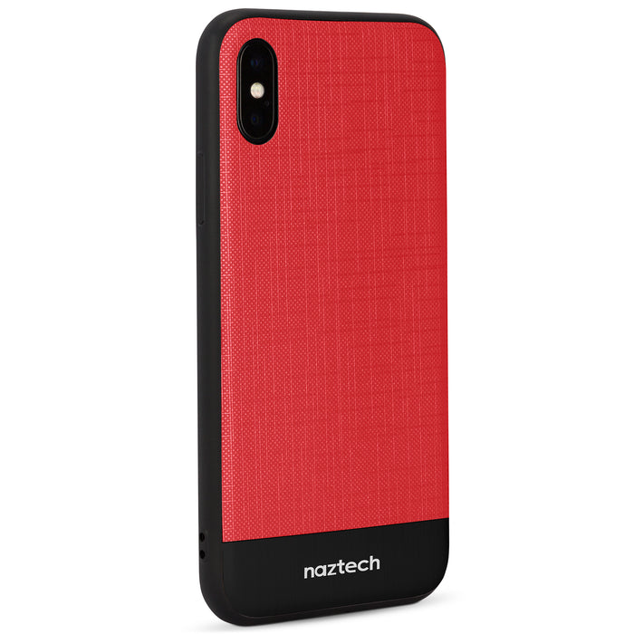 Hybrid Texture Series Case for iPhone X/XS  Red - Cool Stuff & Accessories