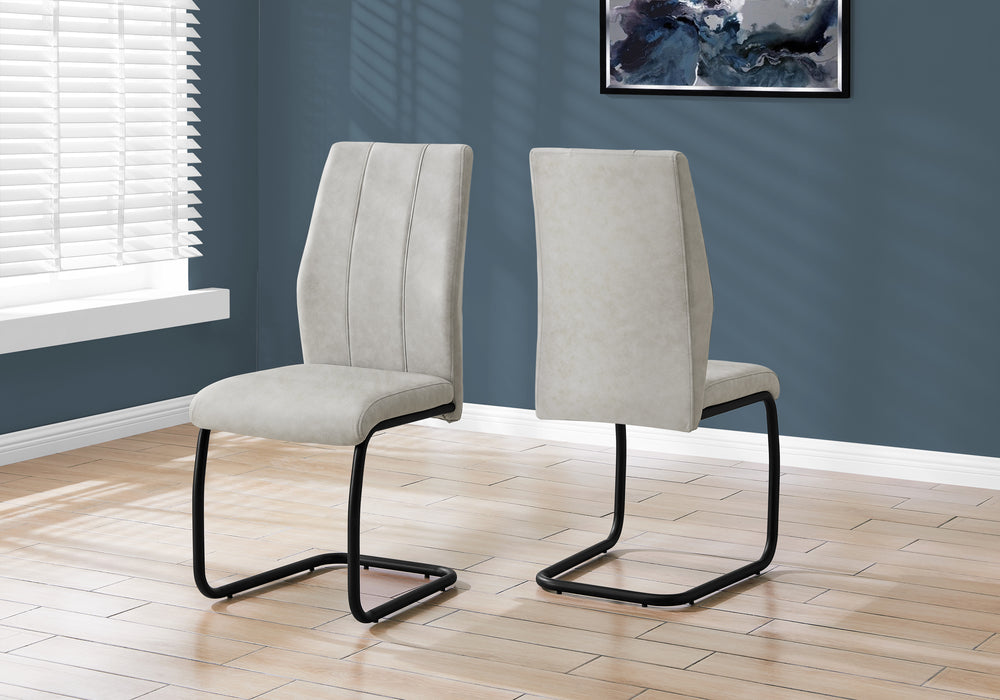Set Of 2 Dining Chair /Grey