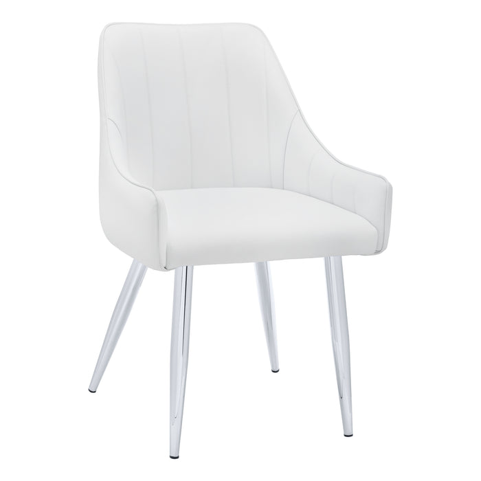 DINING CHAIR 2PCS WHITE