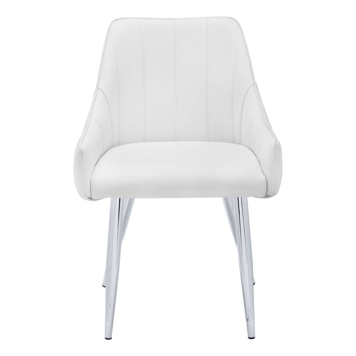 DINING CHAIR 2PCS WHITE