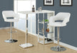 Monarch White Contemporary Bar Stool - Cool Stuff & Accessories