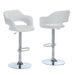 Monarch White Contemporary Bar Stool - Cool Stuff & Accessories