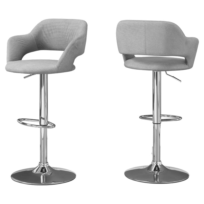 Monarch Grey Contemporary Bar Stool - Cool Stuff & Accessories