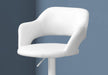 Monarch White Contemporary Bar Stool - Cool Stuff & Accessories