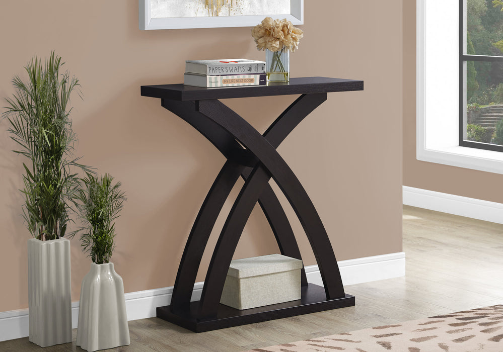 Short hallway table top
