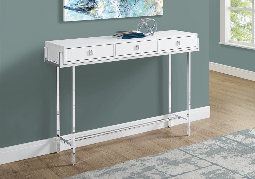 Console Table/Glossy White