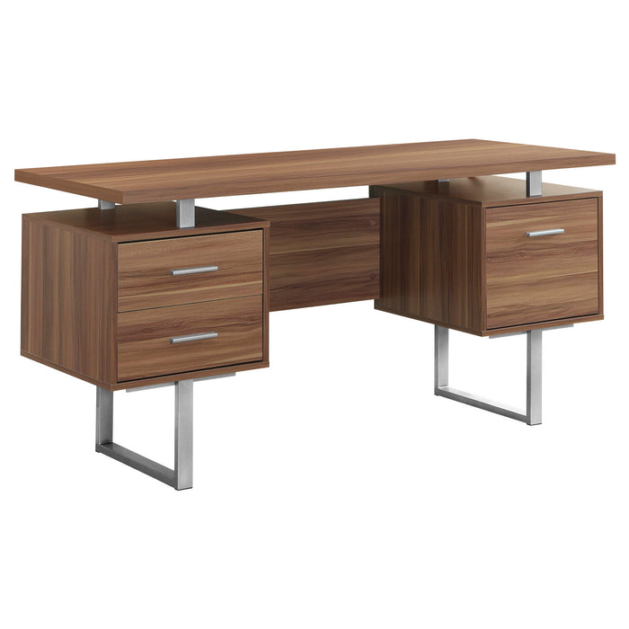 Monarch Hollow-Core Office Desk, Cappuccino, 60