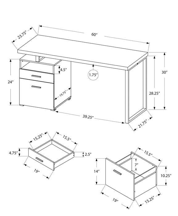 Modern Metal Desk - Cool Stuff & Accessories