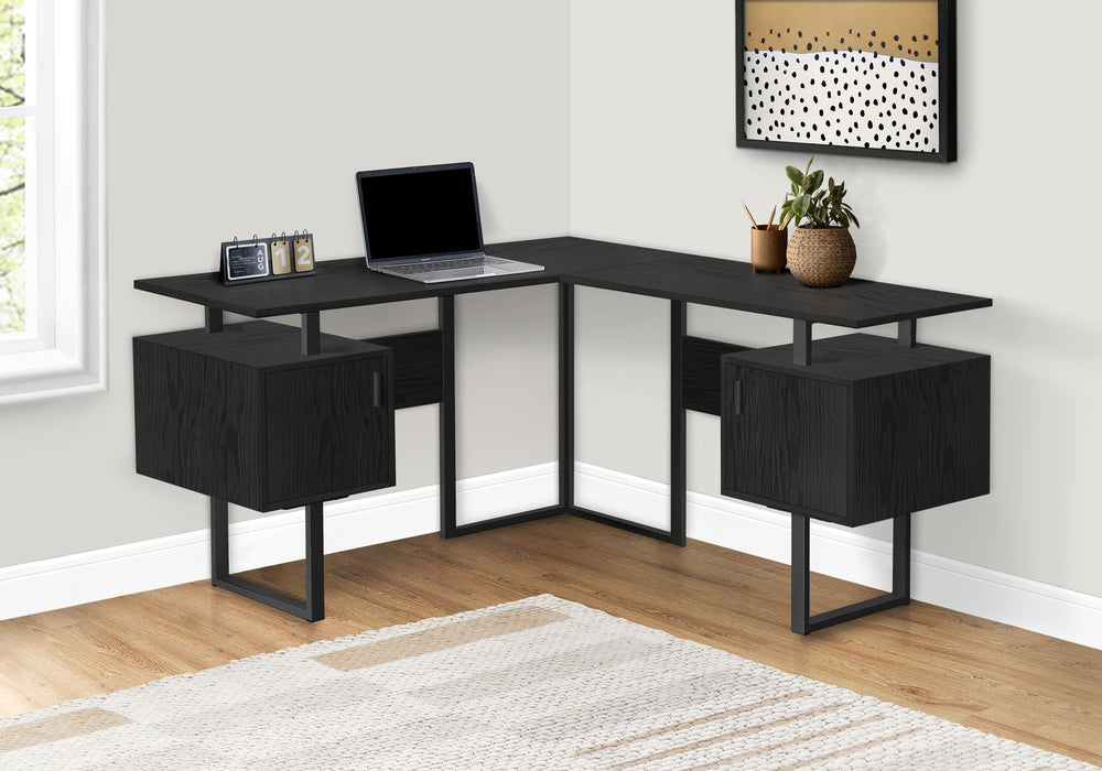 Computer Desk - 58"L / Black Oak