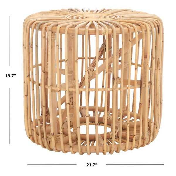 Jabez Round Accent Table/Natural