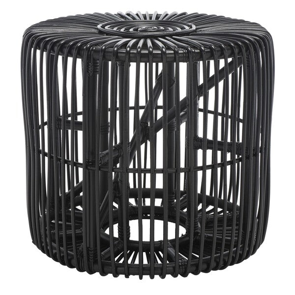 Jabez Round Accent Table/Black