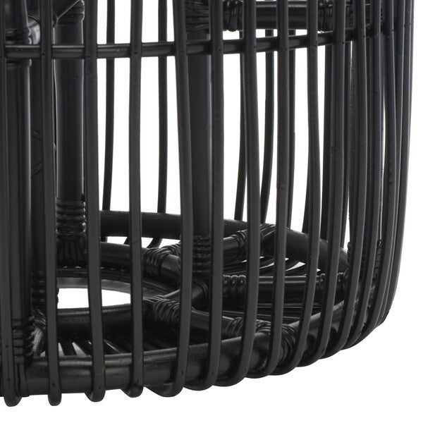 Jabez Round Accent Table/Black