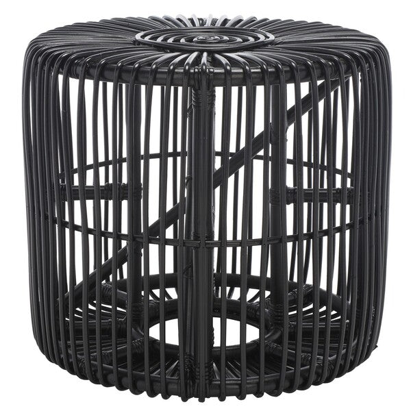 Jabez Round Accent Table/Black