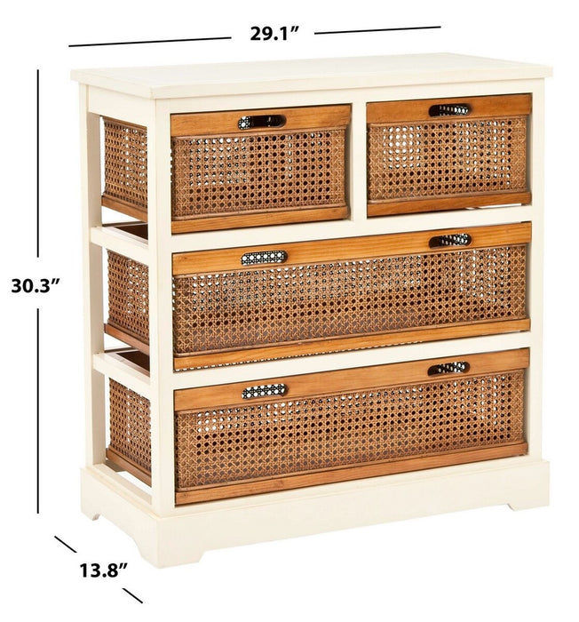 Jackson 4 Drawer Storage Unit/Barley