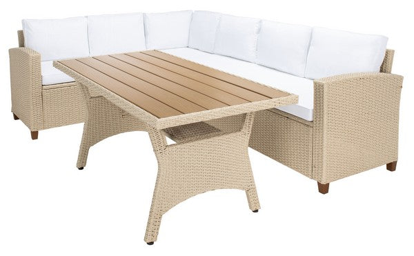 Jovita 3pc Corner Set/Beige